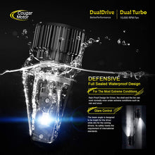 Cougar Motor H7 LED Headlight Bulbs, 10000Lm 6K Xenon White All-in-One Conversion Kit