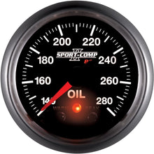 Auto Meter 3640 Sport-Comp PC Oil Temperature Gauge