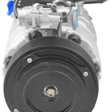 Riseking 1pc A/C Compressor & Clutch Compatible with 2011 528i Base Sedan 2011 528i Lujo Sedan 2011 528i Top Sedan R83-17-17025G