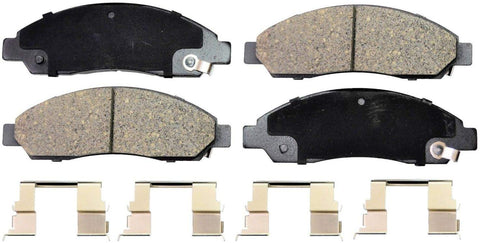 PT Auto Warehouse PT1039 - Ceramic Disc Brake Pad Set - Front