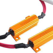 BSLighting Pair HB4 9006 LED DRL Fog Light CANBUS 50W 6Ohm Load Resistors Harness Decoder