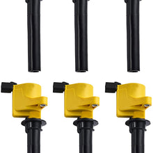 ENA Heavy Duty Ignition Coil 6 Pack Compatible with 01-08 Ford Escape Five Hundred Freestyle Taurus - Mazda Tribute - Mercury Mariner Montego Sable 3.0L V6 (6)