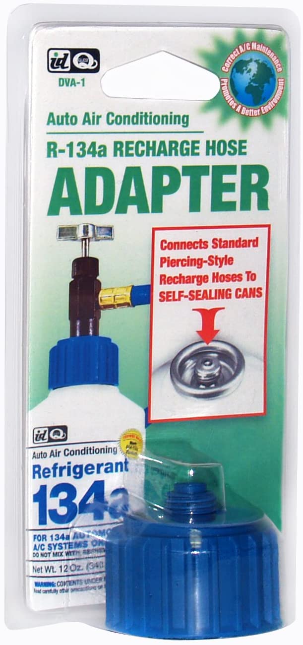 Certified AC Pro Car Air Conditioner R134A Refrigerant, AC Recharge Kit Includes Hose, DVA-1