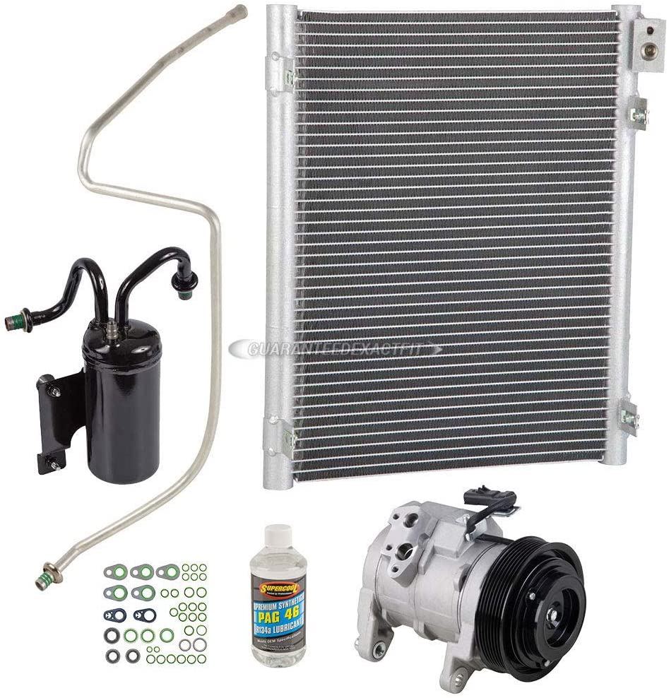 A/C Kit w/AC Compressor Condenser & Drier For Dodge Ram 5.7L Hemi V8 2003 2004 2005 2006 2007 2008 - BuyAutoParts 60-82487CK New