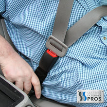 E-Safe Certified 7" Seat Belt Extender with 21.5mm Wide Metal Tongue - Not an Airplane Extender - Buckle Up & Drive Safely