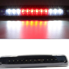High Mount Dual Row LED 3rd Brake/Cargo Light Fit for 1994-2001 Dodge Ram (Black Housing Smoke Lens)