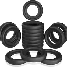 15pcs Oil Drain Plug Crush Rubber Washer Gasket Black Seal – 12mm Replacement for Buick/Cadillac/Chevrolet/GMC/Hummer/Oldsmobile/Pontiac/Saturn - OEM 12616850 Fits for GM 1975-2021 by AUTOMAJOR