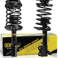 OREDY Front Pair Complete Struts Shock Coil Spring Assembly Replacement for Toyota Corolla 1993-2002 and Chevrolet Prizm 1998-2002 and GEO Prizm 1993-1997# 271951 271952 11151 11152 SR4064 SR4065