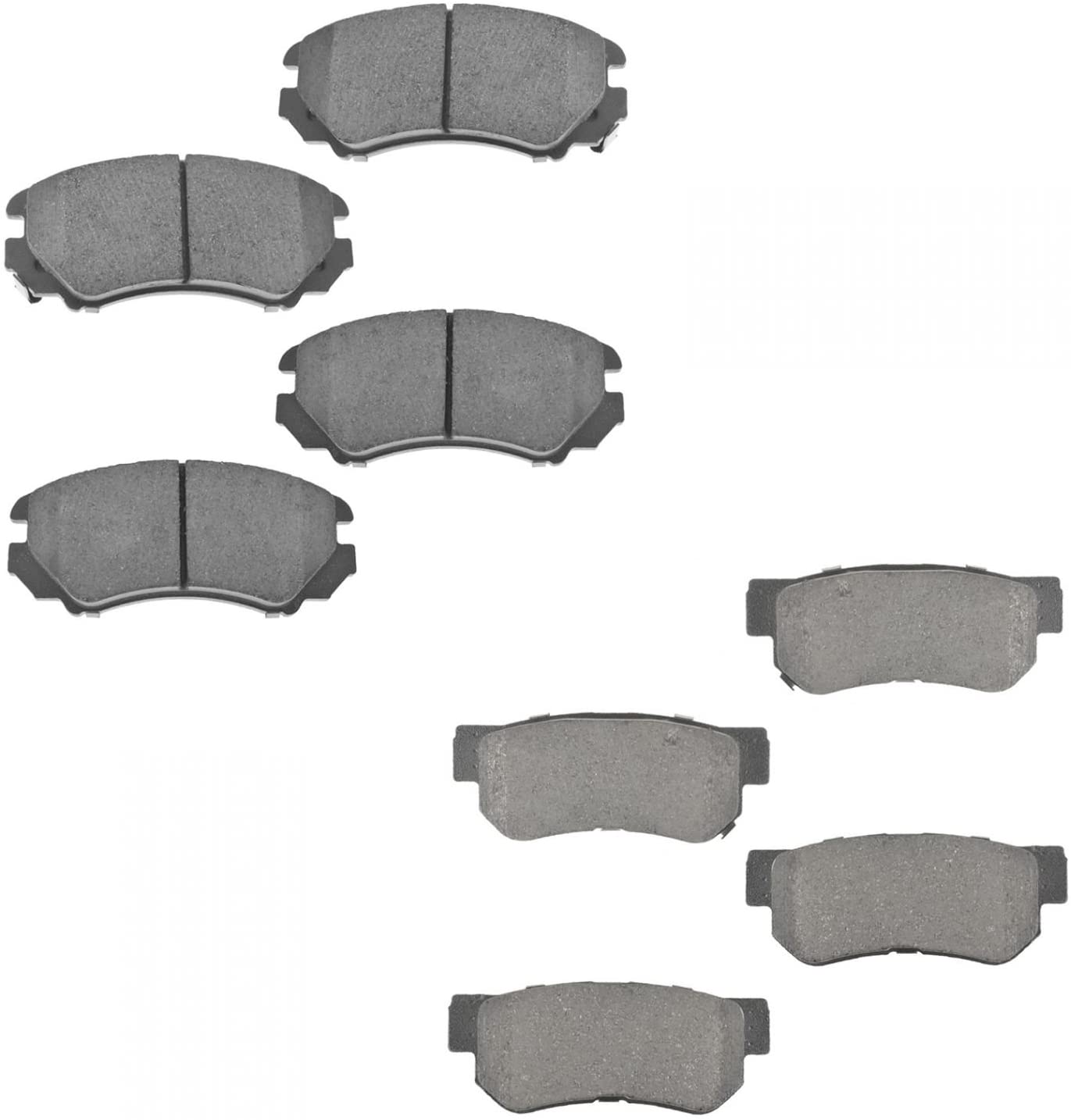 Front & Rear Premium Posi Ceramic Disc Brake Pad Kit for Kia Hyundai