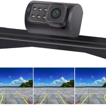 Yakry Y78 HD Backup Camera for Car/Truck/SUV Rear View Reversing Intelligent Dynamic Trajectory Camera with IP 69K Waterproof Mount Hidden Guide Line ON/Off