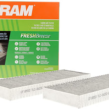 FRAM Fresh Breeze Cabin Air Filter Replacement for Car Passenger Compartment w/Arm and Hammer Baking Soda, Easy Install, CF8644A for Select Volkswagen and Audi Vehicles , white