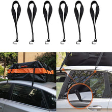 MeeFar Rooftop Cargo Carrier Bag Bat Tie Down Flat Hook Straps for Strapping Down Any Car Top Luggage NO More Straps Inside Your CAR