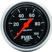 Auto Meter 3363 Sport-Comp Electric Fuel Pressure Gauge
