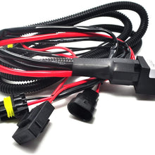 Xotic Tech 9005 9006 9012 9145 Relay Wiring Harness Adapters for Fog Lights DRL, Heavy Duty 40A 12V Wiring Upgrade Kit