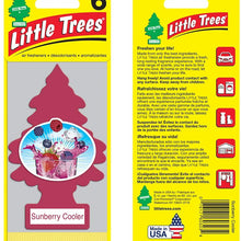 Little Trees auto air freshener, Sunberry Cooler, 6-Packs (4 Count)