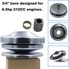 MOCW 30 Series 6.5 HP Go Kart Mini Bike Torque Converter Clutch 3/4" Bore Max Torque for Comet Manco 6.5hp 212CC