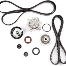 Scitoo Timing Belt Water Pump Tensioner Kit Fit 1998-2004 1.9L Volkswagen Golf Jetta New Beetle SOHC Turbocharged