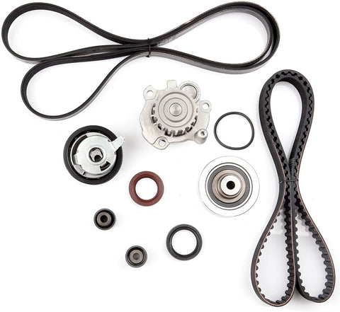 Scitoo Timing Belt Water Pump Tensioner Kit Fit 1998-2004 1.9L Volkswagen Golf Jetta New Beetle SOHC Turbocharged