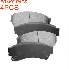 AOKAILI Front Slotted Chamfer Ceramic Disc Brake Pads