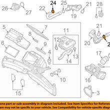 AUDI OEM A8 Quattro Turbo Turbocharger Intercooler-Suction Hose Clamp N90489801