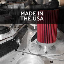 AEM 21-2109DK Universal DryFlow Clamp-On Air Filter: Round Tapered; 3.25 in (83 mm) Flange ID; 8.875 in (225 mm) Height; 6 in (152 mm) Base; 5.125 in (130 mm) Top