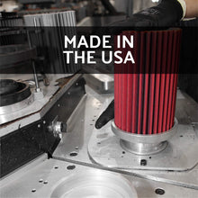 AEM 21-2258DK Universal DryFlow Clamp-On Air Filter: Oval Tapered; 5 in (127 mm) Flange ID; 8 in (203 mm) Height; 10.5 in x 8 in (267 mm x 203 mm) Base; 7.75 in x 5 in (197 mm x127 mm) Top