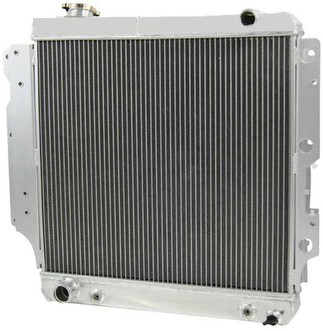 CoolingCare 4 Row Core Aluminum Radiator for Jeep YJ TJ 2.4L- 4.2L Engine 1987-2006