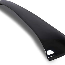 ICBEAMER 42.5" 1062mm Universal Fit Auto Sunroof Snow Guard Wind Waterproof Dark Smoke Deflector Visor