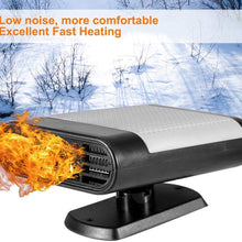 Window Defroster, Aramox Car 12V Portable Electric Window Heater Heating Dryer Windshield Fan Defroster Demister(Gray)