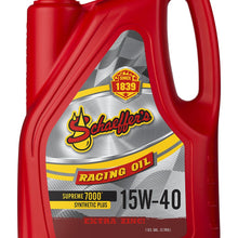 Schaeffer Manufacturing Co. 0708-006S Supreme 7000 Synthetic Plus Racing Oil, 15W-40, 1 gal