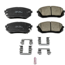 Power Stop 17-1803, Z17 Front Ceramic Brake Pads with Hardware