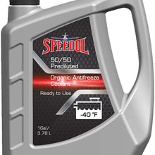 Speedol Universal All-Season Premium Organic Antifreeze/Coolant 1.321 Gal (5 Liter) | Ready to Use 50/50 Prediluted | Down to -40°F (-40°C) High Performance Coolant for Gasoline and Diesel Engines