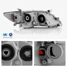 Fits 2007 2008 2009 Toyota Camry [Halogen Type] Black Smoked Headlights Pair Headlamps Left Driver + Right Passenger