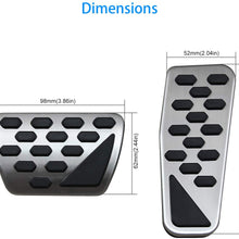 AutoBig Gas Brake Pedal Cover Set for 2019 2020 Jeep Wrangler Gladiator