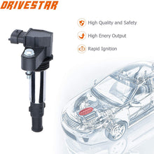 DRIVESTAR UF375 set of 6 Ignition Coils for Cadillic CTS/SRX/STS,for Chevrolet Vectra, for Saab 9-3,for Buick Allure/Enclave/Lacrosse/Rendezvous Traverse Acadia