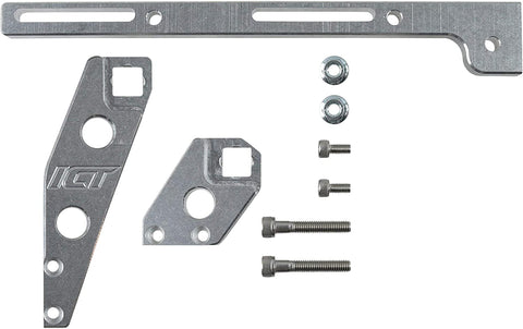 ICT Billet LS1 Adjustable Throttle Cable Bracket For 102mm Fabricated Aftermarket Sheet Metal Intake Cathedral Port Designed and Manufactured in USA Billet Aluminum 551446
