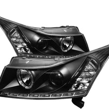 Spyder Auto 5037916 LED Halo Projector Headlights Black/Clear