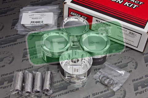 Manley Pistons 4G64 7 bolt + 4G63T Head 86.5mm STD DSM 8.5:1 Evo 9.0:1