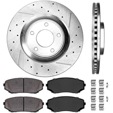 Callahan CDS02003 FRONT 320 mm Premium D/S 5 Lug [2] Brake Disc Rotors + [4] Ceramic Brake Pads + Hardware