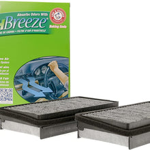 FRAM Fresh Breeze Cabin Air Filter Replacement for Car Passenger Compartment w/Arm and Hammer Baking Soda, Easy Install, CF8644A for Select Volkswagen and Audi Vehicles , white