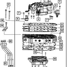 Mopar 68376696AA 62TE Automatic Transmission Solenoid Dodge Grand Caravan Journey Chrysler Pacifica