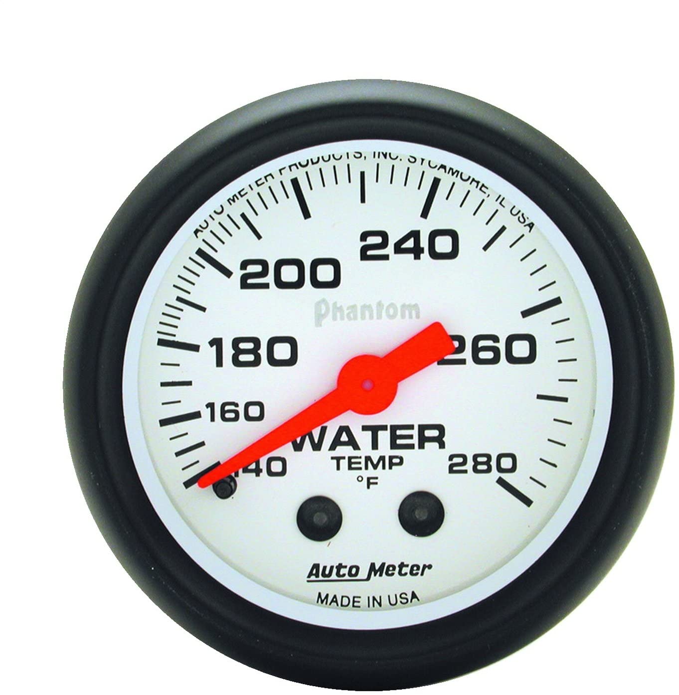 Auto Meter 5731 Phantom Mechanical Water Temperature Gauge