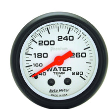 Auto Meter 5731 Phantom Mechanical Water Temperature Gauge