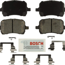 Bosch BE1160H Blue Disc Brake Pad Set with Hardware for Select Chevrolet Cobalt, HHR, Malibu; Pontiac G5, G6; and Saturn Aura Vehicles - FRONT