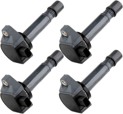 ECCPP Portable Spare Car Ignition Coils Compatible with Hond-a Civic L4 1.8L 2006-2011 Replacement for UF582 C1580 for Travel, Transportation and Repair (Pack of 4)