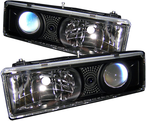 Spyder Auto Projector Style Headlights Chrome/Clear