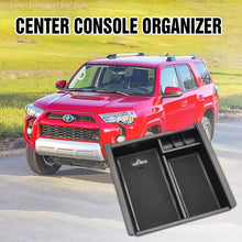Trooer 001 Black one Size Compatible with 2016-2019 2020 Center Console Organizer, Insert ABS Materials Tray, Secondary Storage Armrest Box Toyota Tacoma Accessories
