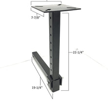 MAXXHAUL 80356 Hitch Mount Vise Plate/Holder (with Adjustable Height)