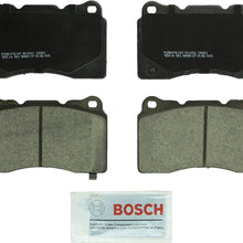 Bosch BC1001 QuietCast Premium Ceramic Disc Brake Pad Set For Select Buick, Cadillac, Chevrolet, DeTomaso, Ford, Hyundai, Mitsubishi, Pontiac, Saab, Subaru, & Volvo Vehicles; Front & Rear