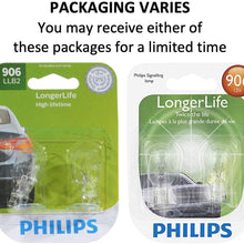 Philips 906 LongerLife Miniature Bulb, 2 Pack